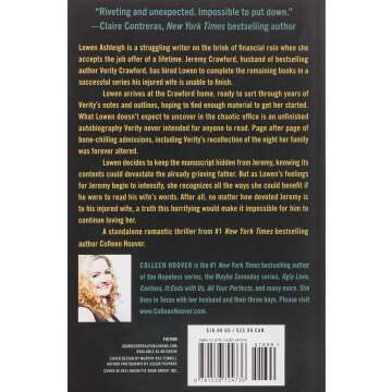 Verity by Colleen Hoover - Gripping Thriller You Can't Miss