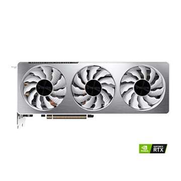 GIGABYTE GeForce RTX 3070 Vision OC 8G Graphics Card, 3X WINDFORCE Fans, 8GB 256-Bit GDDR6, GV-N3070VISION OC-8GD Video Card