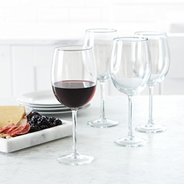 Shop Amazon Basics 19-Ounce Wine Glasses Set of 4 Now!