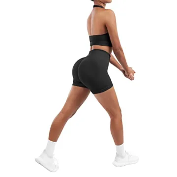 SUUKSESS Seamless Ribbed Two Piece Workout Set