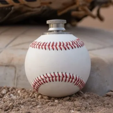 Unique Baseball Flask Gift for Coaches and Baseball Lovers