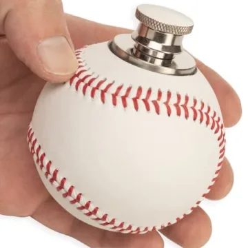 Unique Baseball Flask Gift for Coaches and Baseball Lovers