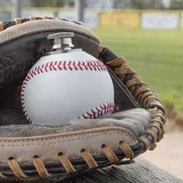 Unique Baseball Flask Gift for Coaches and Baseball Lovers