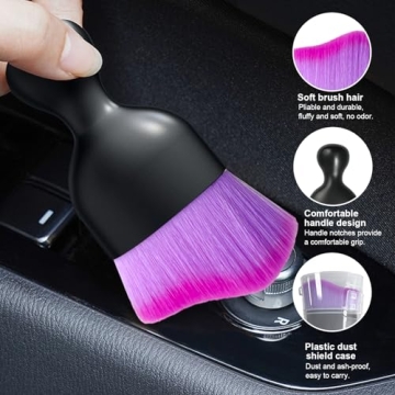 Ziciner Car Detailing Brush for Easy Auto Cleaning