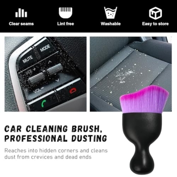 Ziciner Car Detailing Brush for Easy Auto Cleaning