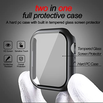 Protective 2 Pack Case for Apple Watch 45mm