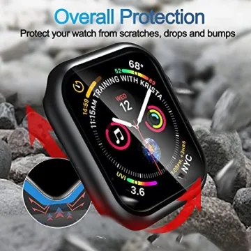 Protective 2 Pack Case for Apple Watch 45mm