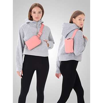 Belt Bag for Women Fanny Pack Dupes Mini Fanny Pack Crossbody Lemon Bags for Women and Men Waterproof-Everywhere Belt Bag