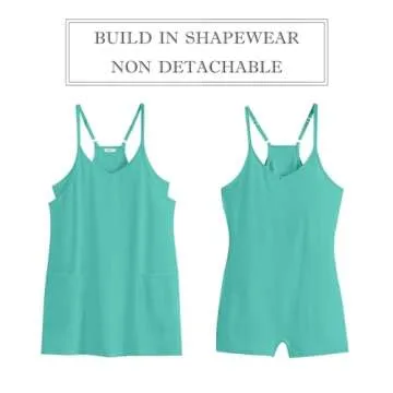 ANRABESS Women Summer Mini Romper Dress Sports Outfit