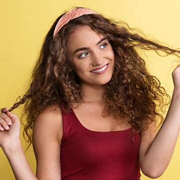 SIQUK 15 Color Top Knot Headbands for Women and Girls