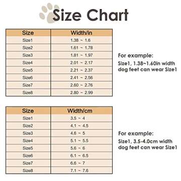 XSY&G Dog Boots,Waterproof Dog Shoes,Dog Booties with Reflective Rugged Anti-Slip Sole and Skid-Proo...