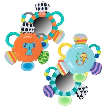 Nuby Look-at-Me Teether Toy for Engaging Teething Plays