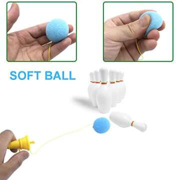 Meirrnyyu 24 Pcs 4inch Ice Cream Foam Ball Launcher,Mini Ice Cream Cone Shooter Toys for Kids,Children,Carnival Prize,Party Favors