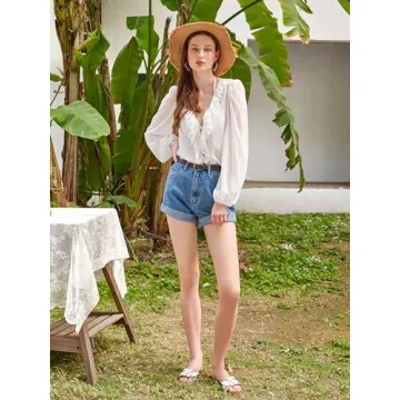 CIDER Denim Shorts XL Fit with Belt Comfortable & Stylish