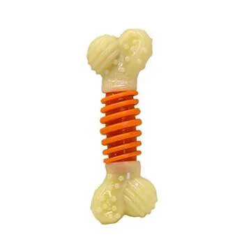 Nylabone PRO Action Dental Bone Power Chew Toy for Dogs, Dog Toys for Aggressive Chewers, Bacon Flav...