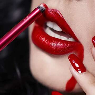 Real Techniques Artist Essentials Makeup Brush Set, For Foundation, Blush, Highlighter, Eyeshadow, & Liner, Professional Makeup Tools, Synthetic Bristles, Vegan & Cruelty-Free, 5 Piece Set