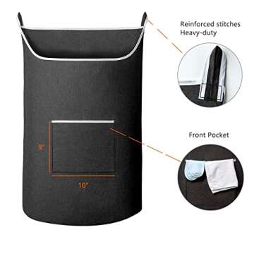 SAVERHO XL Hanging Laundry Hamper Bag for Efficient Storage