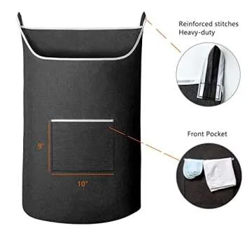 SAVERHO XL Hanging Laundry Hamper Bag for Efficient Storage