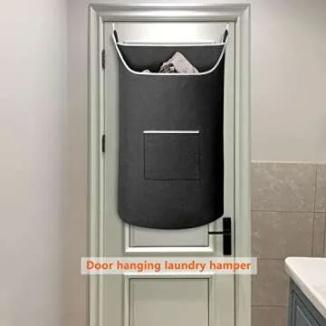 SAVERHO XL Hanging Laundry Hamper Bag for Efficient Storage