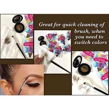 24 Individually Wrapped Makeup Brush Cleansing Cloths