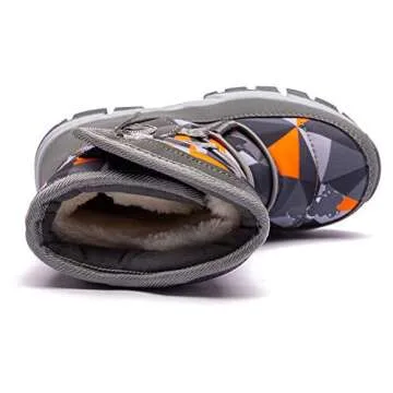 GUBARUN Kids Waterproof Snow Boots for Winter Fun