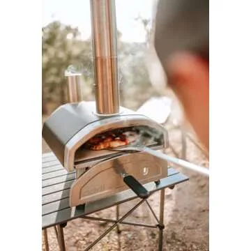 ooni Pizza Turning Peel - 7 Inch Pizza Turning Peel, Sliding Pizza Peel, Perforated Turning Peel, Pizza Turner, Pizza Oven Accessories, Pizza Tools, Long handle Pizza Peel Turner, Lightweight Peel