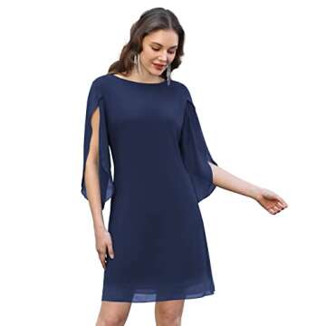 Chic GRACE KARIN Chiffon Dress for Women Wedding Guests