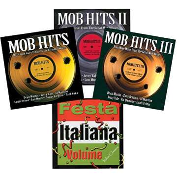 Mob Hits: Tribute to Great Mob Movies Complete Collection 1-2-3 & Extra CD Festa Italiana (5 Discs)