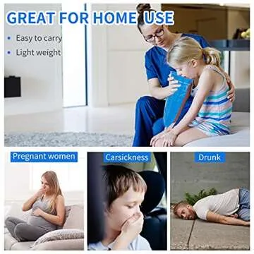 CLOUDBERG 24 Pack Blue Emesis Bags, 1000 ml Vomit Bags for Morning Sickness, Portable Nausea Bags for Pregnant Women, Leak Resistant Design for Car and Travel