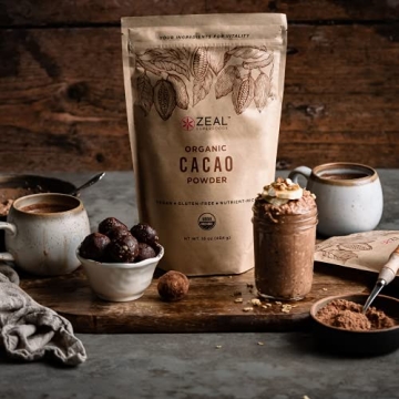 Organic Raw Cacao Powder Superfood – Nutrient-Rich 16 oz