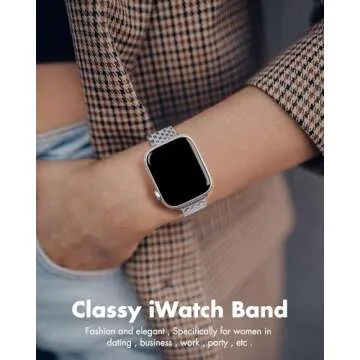 TISIMO Stainless Steel Apple Watch Band for All Sizes