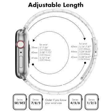 TISIMO Stainless Steel Apple Watch Band for All Sizes