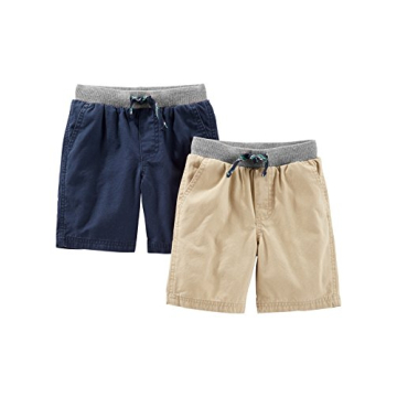 Toddler Boys' 2-Pack Comfortable Summer Shorts