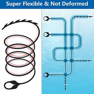 30 Inch Long Sink Snake Drain Clog Remover - Eco-Friendly & Durable