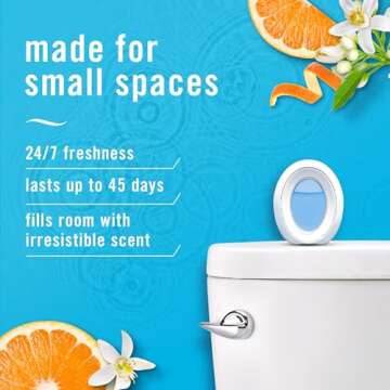 Febreze Small Spaces Air Freshener - Odor-Fighting Plug Alternative, 4 Count