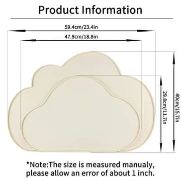 Ptlom Silicone Pet Feeding Mat for Dogs and Cats, High-Lips Pet Placemat Non-Slip Waterproof Bowl Ma...