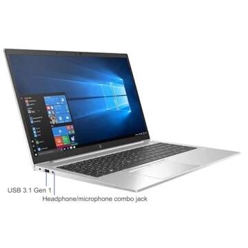 HP EliteBook 850 G7 Touchscreen Laptop Business, 15.6" FHD(1920 x 1080) Display, Intel i5-10310U 1.7...