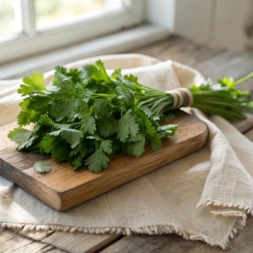 Fresh Cilantro Herb - 1 Bunch of Flavorful Goodness for Healthy Cooking