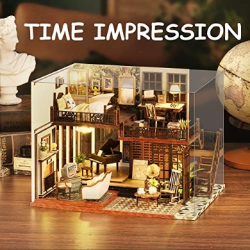 Spilay DIY Miniature Dollhouse Kit for Creative Adults
