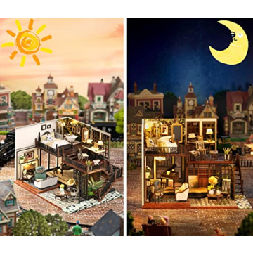 Spilay DIY Miniature Dollhouse Kit for Creative Adults