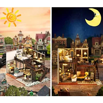Spilay DIY Miniature Dollhouse Kit for Creative Adults