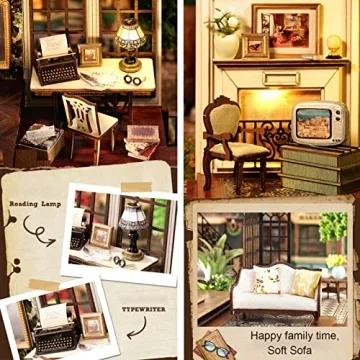 Spilay DIY Miniature Dollhouse Kit for Creative Adults