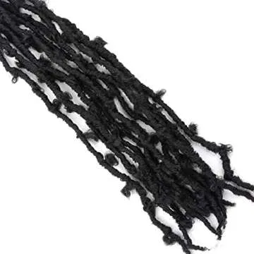 5 Packs 30 Inch Butterfly Locs Crochet Hair for Black Women Distressed Faux Locs Pre looped Pre-twisted Braids Crochet Locs for Black Women (30 inch 5 pack, 1b)