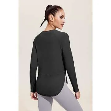 Stylish PINSPARK Women's Long Sleeve Workout Shirt UV Protection