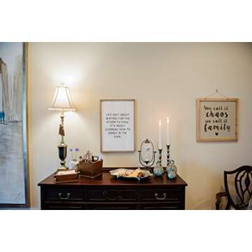 Decorative Metal Tray with Distressed Grey Finish