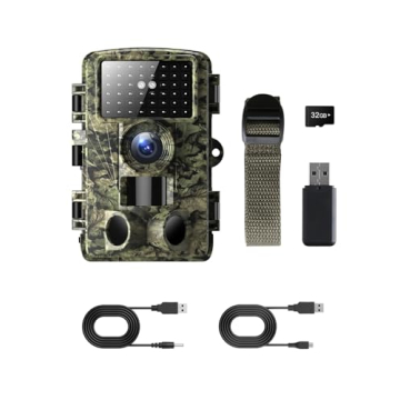 Wi-Fi 8K Ultra HD Trail Camera with 60MP and Night Vision