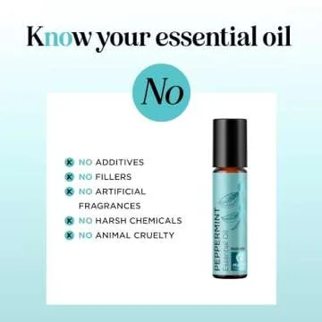 Peppermint Oil Roll On - Essential Oil for Headaches & Focus