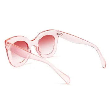 FEISEDY Retro Oversized Sunglasses Bold Frame UV400