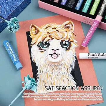 Paul Rubens Art Supplies Drawing Paper, Acid-Free Pastel Paper A5 Size (5.8 x 8.3 Inches) 30 Sheets, 112lbs/240gsm for Oil Pastels, Hard or Soft Pastels, Other Mixed Medium