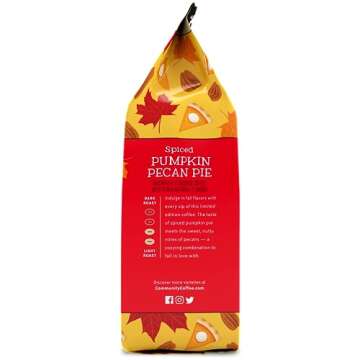 Community Coffee Spiced Pumpkin Pecan Pie Flavored, Medium Roast Ground Coffee, 11 Ounce Bag (Pack of 1)